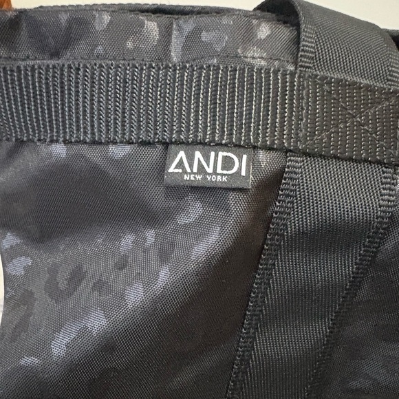 Andi Black Leopard Woman’s Tote Bag - Picture 2 of 10